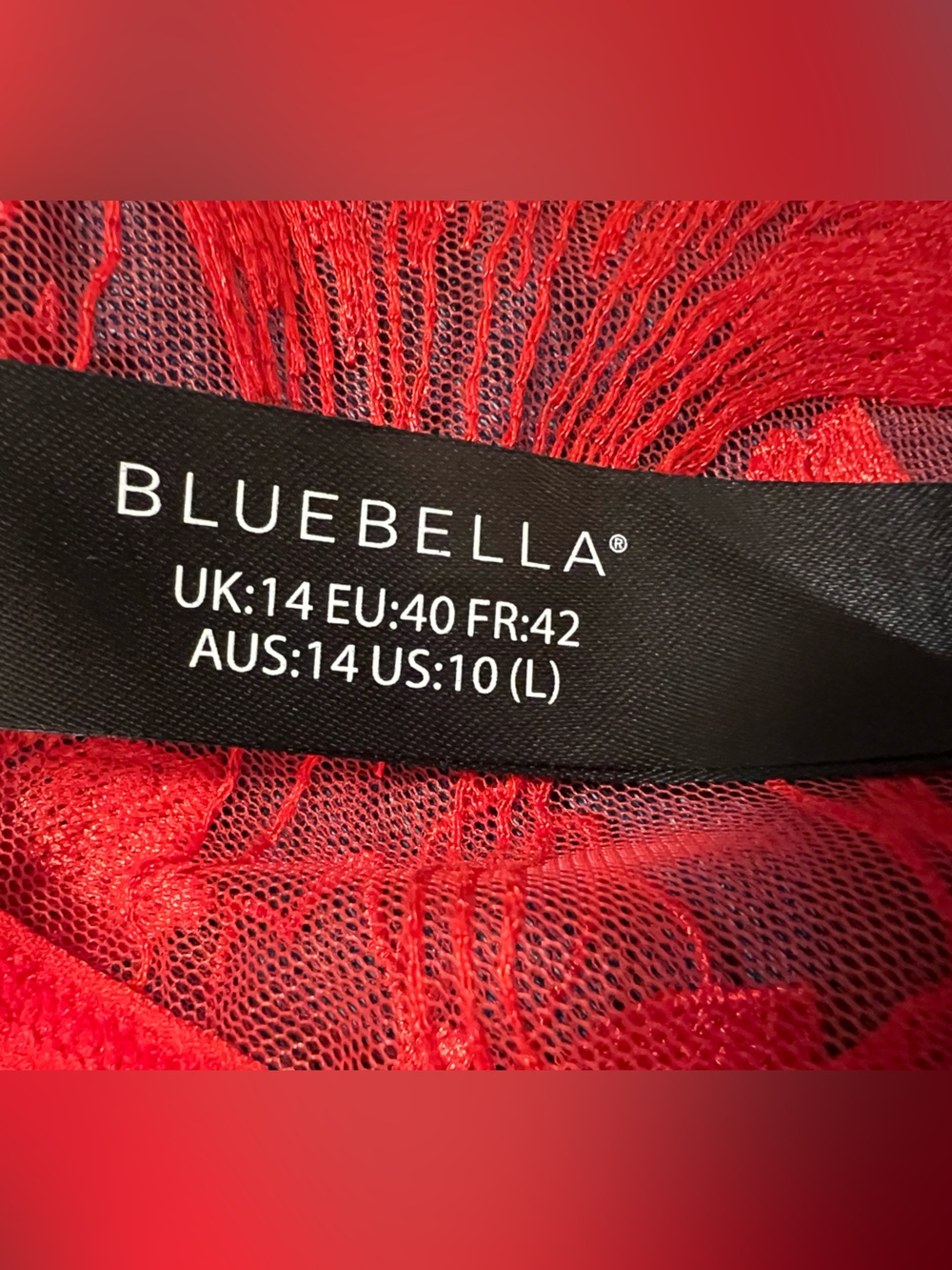 Bluebella Colette Panty Tomato Red
Size 10 Large, MSRP $30 - Picture 5 of 7